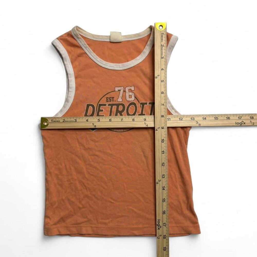 Urban Outfitters orange Detroit tank top Size S cotton material - Picture 4 of 6